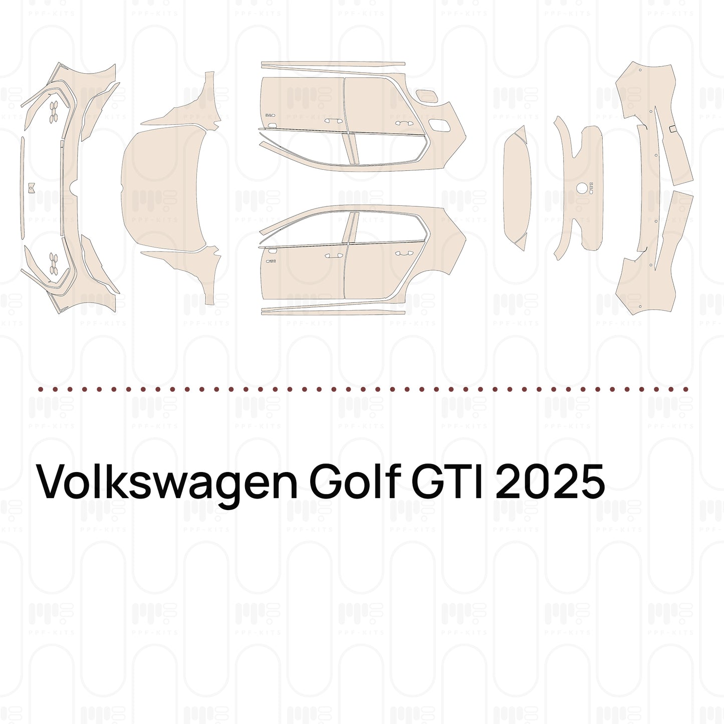 Pre-Cut PPF Volkswagen Golf GTI 2025