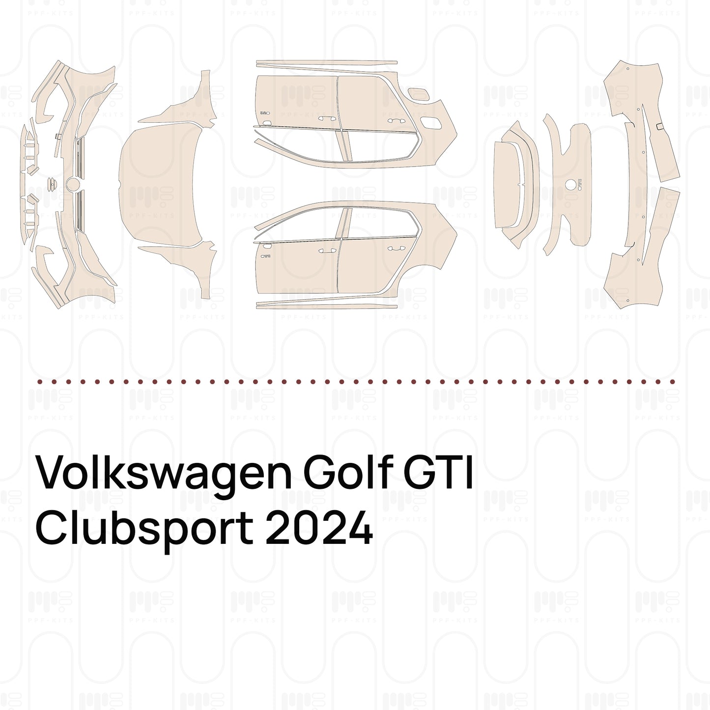 Pre-Cut PPF Volkswagen Golf GTI Clubsport 2024
