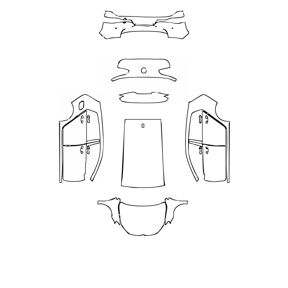 Pre-Cut PPF Volkswagen Golf Golf Base 2018 - PPF-Kits