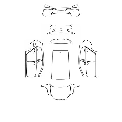 Pre-Cut PPF Volkswagen Golf Golf Base 2019 - PPF-Kits