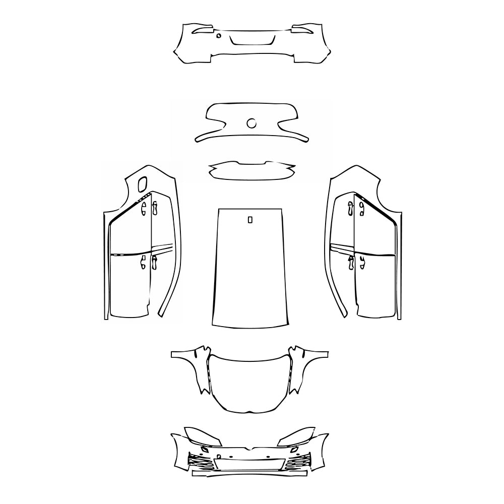 Pre-Cut PPF Volkswagen Golf Golf GTI 2016 - PPF-Kits