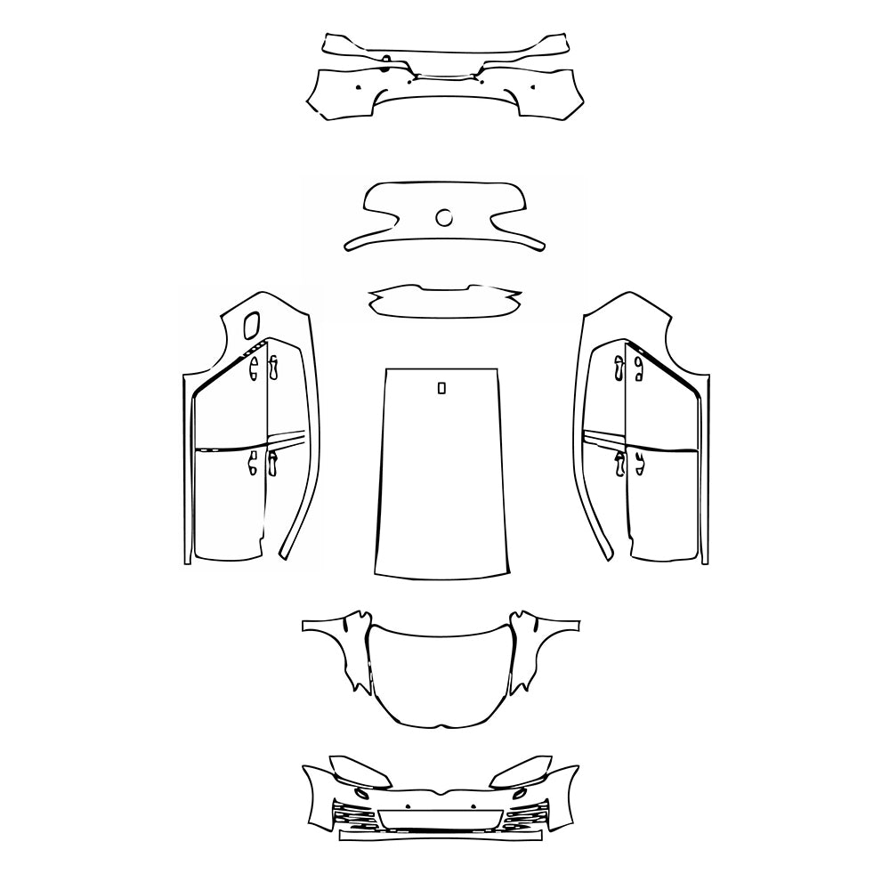 Pre-Cut PPF Volkswagen Golf Golf GTI 2019 - PPF-Kits