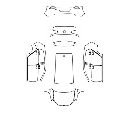 Pre-Cut PPF Volkswagen Golf Golf R-line 2017 - PPF-Kits