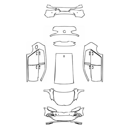 Pre-Cut PPF Volkswagen Golf Golf R-line 2018 - PPF-Kits