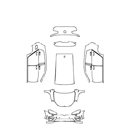 Pre-Cut PPF Volkswagen Golf Golf R 2015 - PPF-Kits