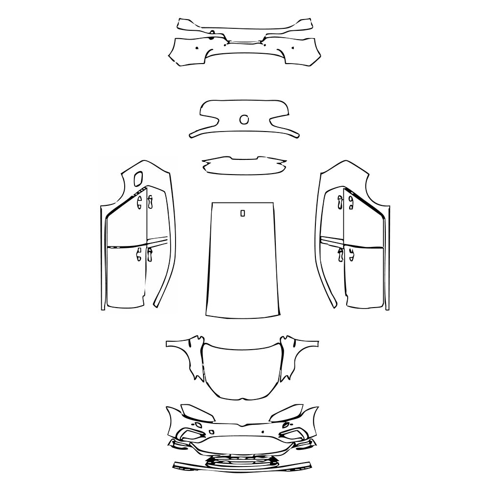 Pre-Cut PPF Volkswagen Golf Golf R 2019 - PPF-Kits
