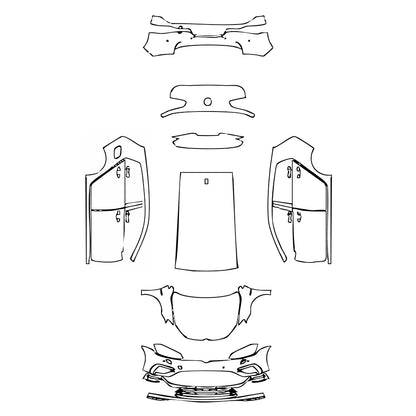 Pre-Cut PPF Volkswagen Golf Golf R 2019 - PPF-Kits