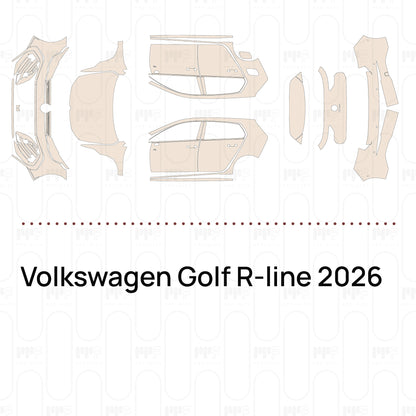 Pre-Cut PPF Volkswagen Golf R-line 2026