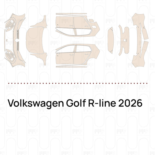 Pre-Cut PPF Volkswagen Golf R-line 2026