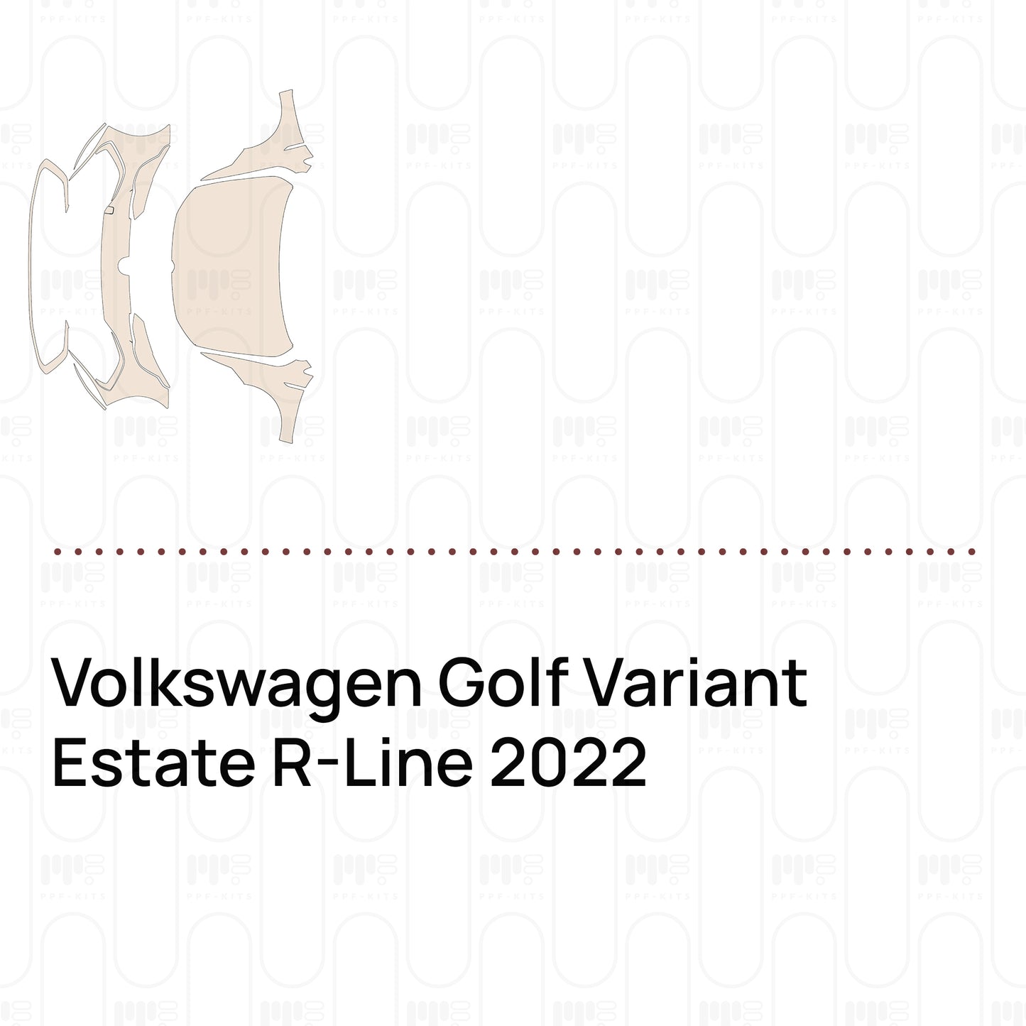 Pre-Cut PPF Volkswagen Golf Variant Estate R-Line 2022