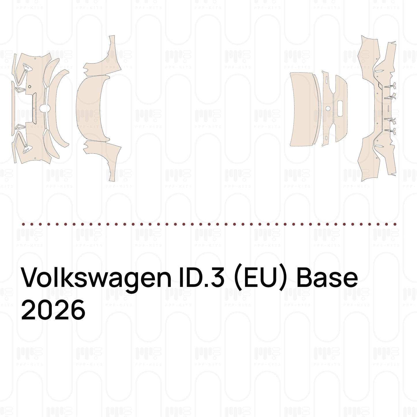 Pre-Cut PPF Volkswagen ID.3 (EU) Base 2026