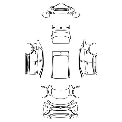 Pre-Cut PPF Volkswagen ID.4 (CN) Crozz 2024 - PPF-Kits