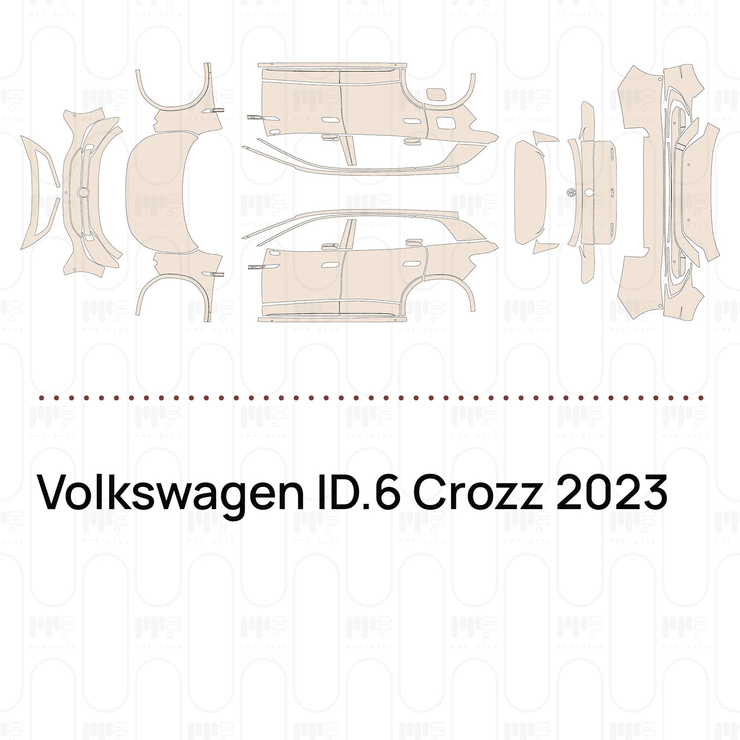 Pre-Cut PPF Volkswagen ID.6 Crozz 2023