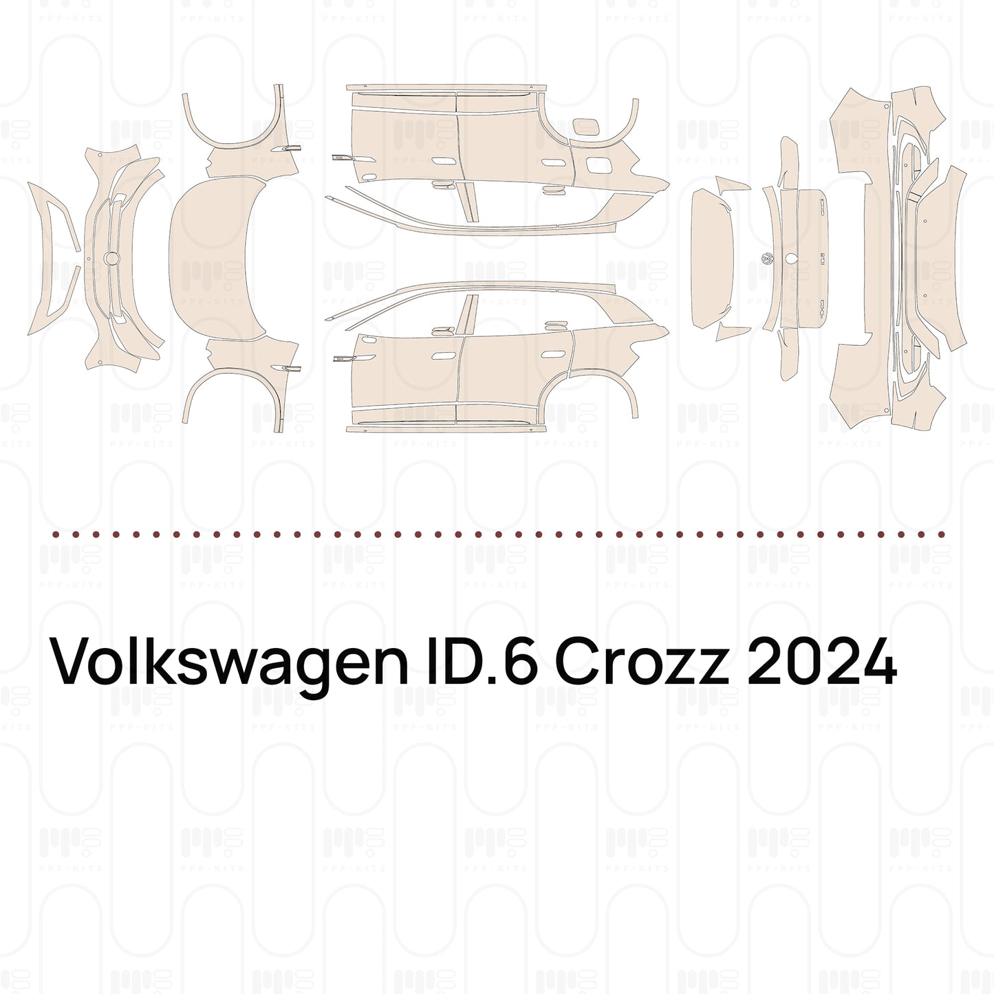 Pre-Cut PPF Volkswagen ID.6 Crozz 2024