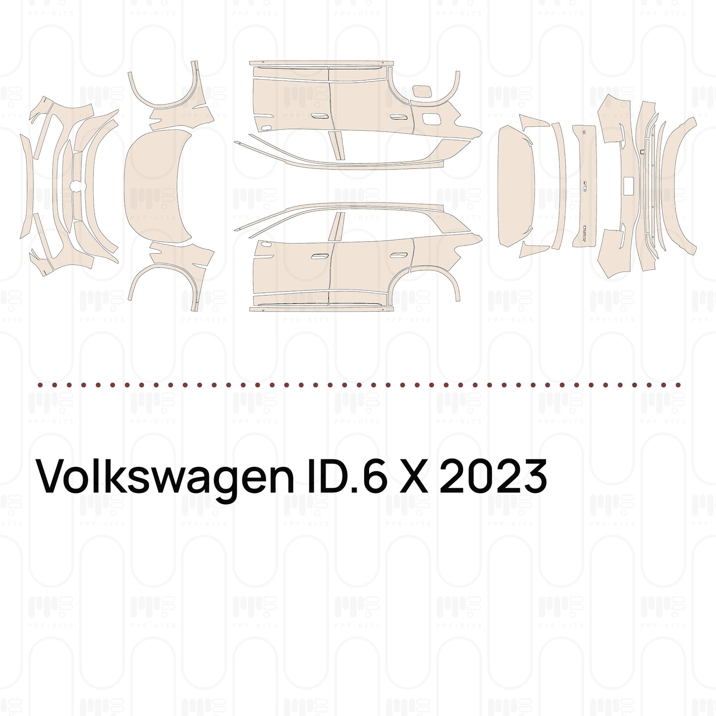Pre-Cut PPF Volkswagen ID.6 X 2023