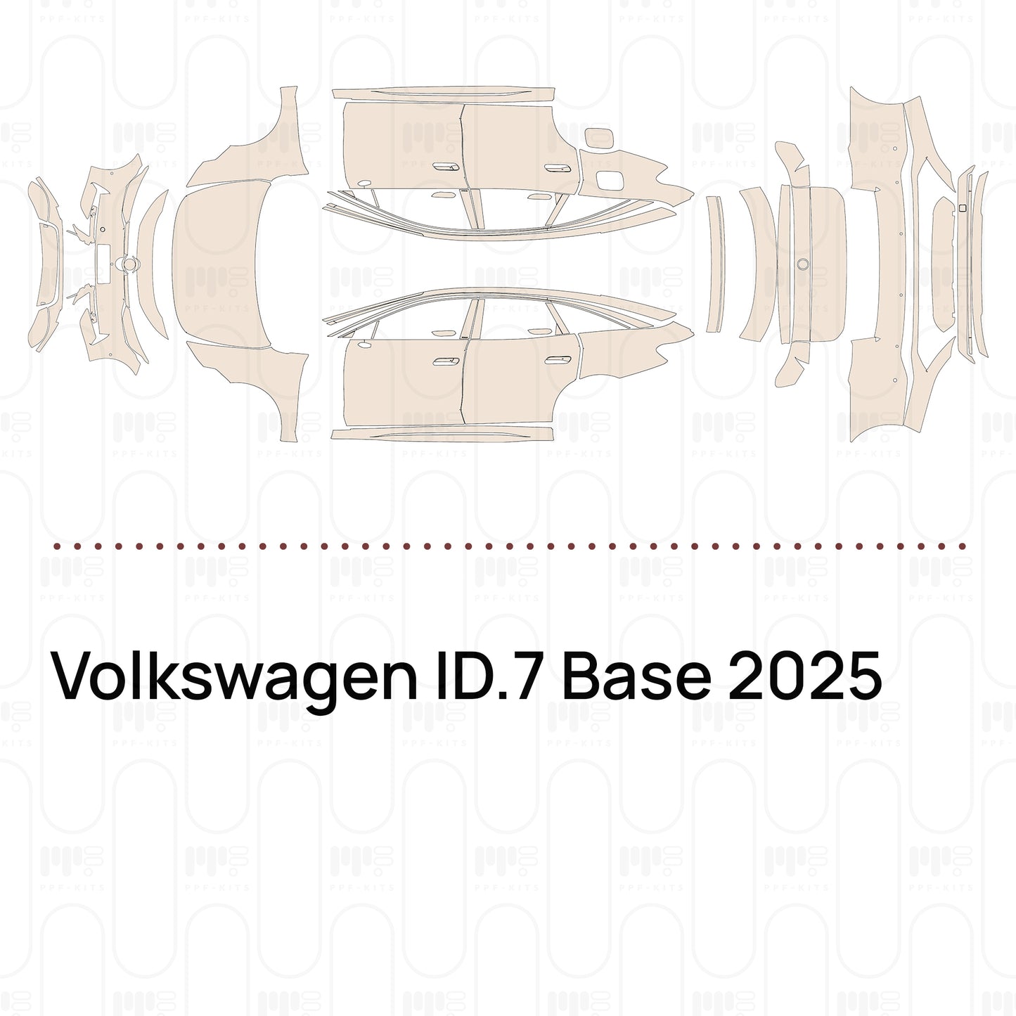 Pre-Cut PPF Volkswagen ID.7 Base 2025