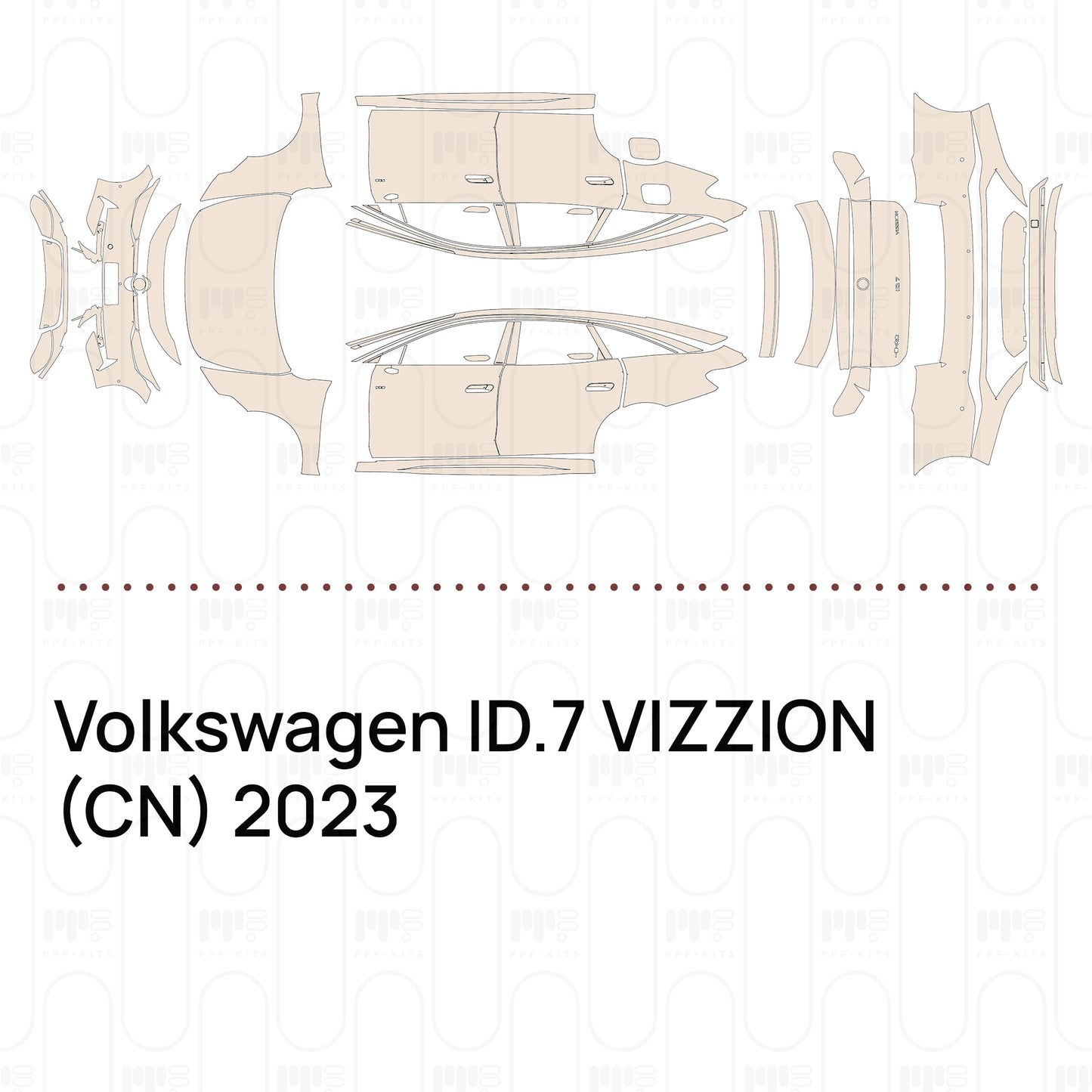 Pre-Cut PPF Volkswagen ID.7 VIZZION (CN) 2023
