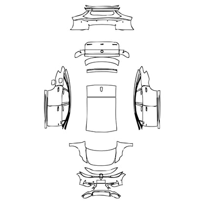 Pre-Cut PPF Volkswagen ID.7 VIZZION (CN) 2024 - PPF-Kits