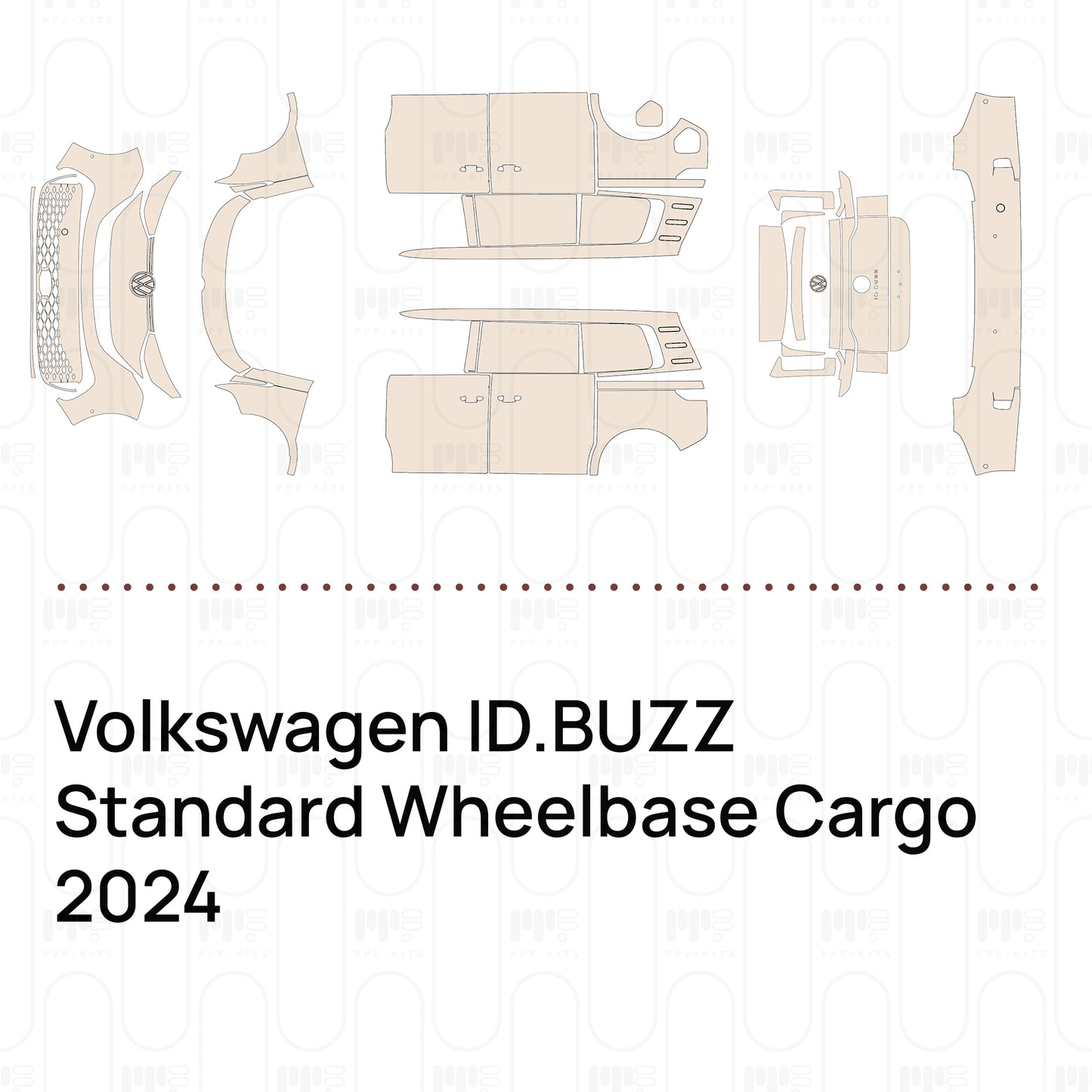 Pre-Cut PPF Volkswagen ID.BUZZ Standard Wheelbase Cargo 2024