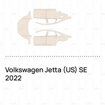 Pre-Cut PPF Volkswagen Jetta (US) SE 2022