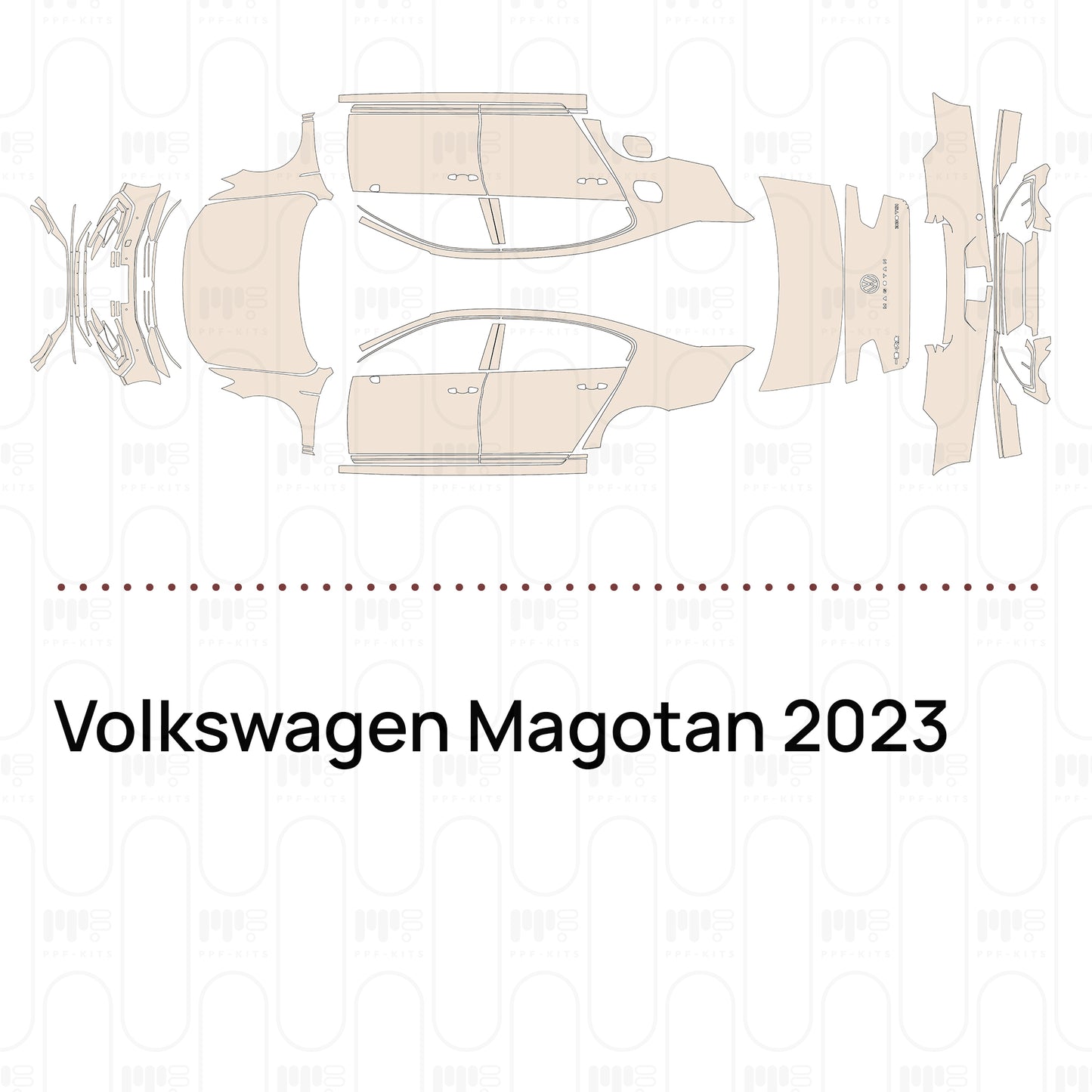 Pre-Cut PPF Volkswagen Magotan 2023