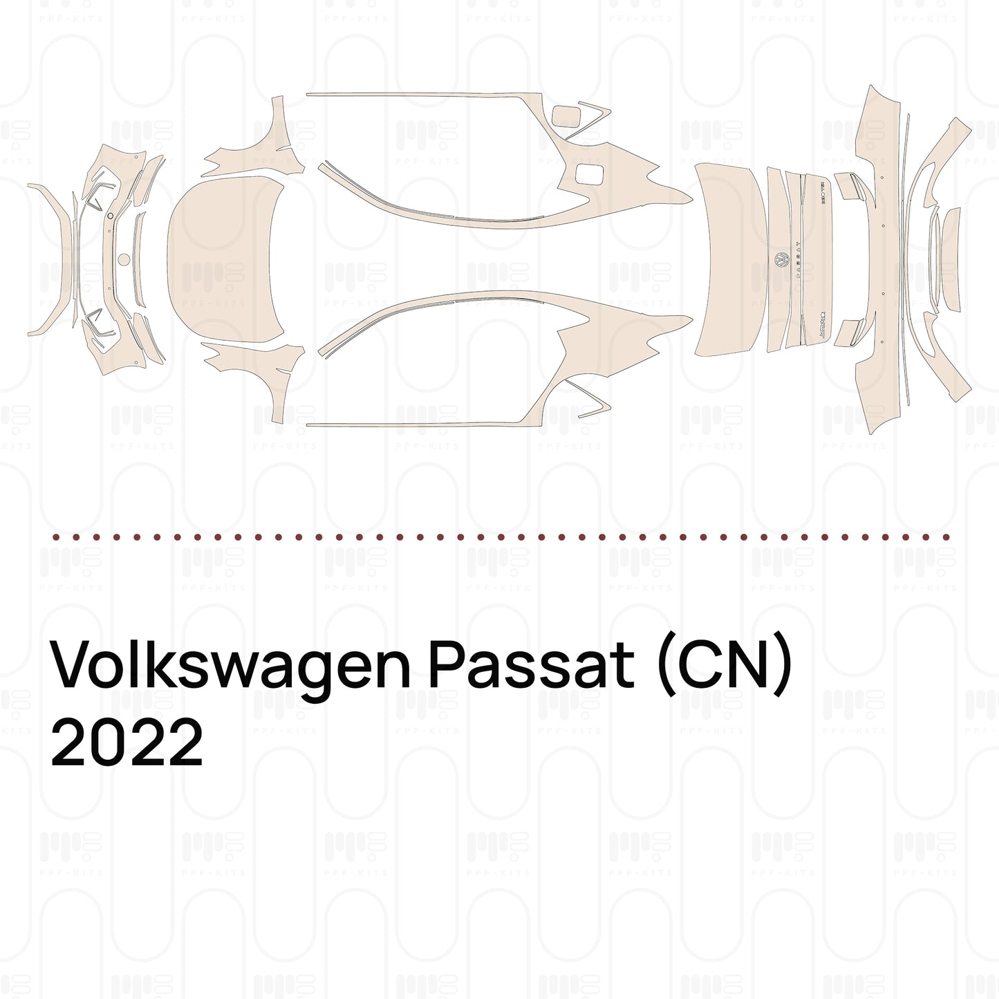 Pre-Cut PPF Volkswagen Passat (CN) 2022