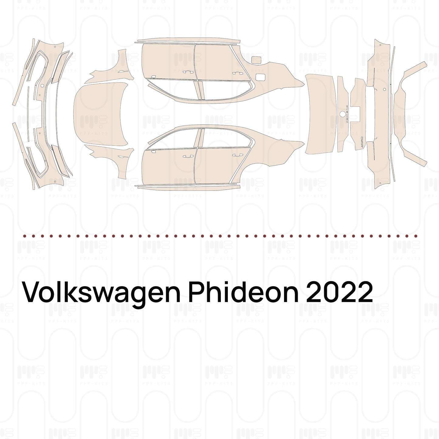 Pre-Cut PPF Volkswagen Phideon 2022