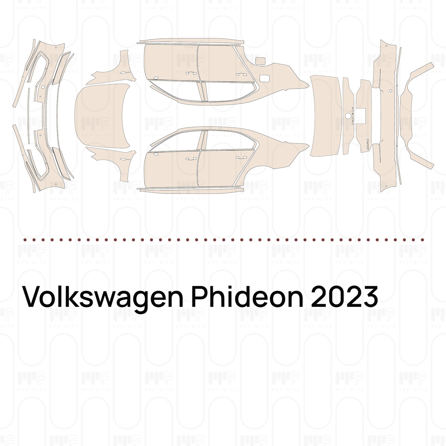 Pre-Cut PPF Volkswagen Phideon 2023