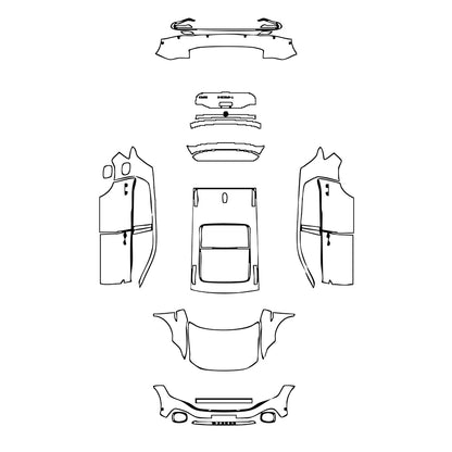 Pre-Cut PPF Volkswagen T-Cross (BR) 2024 - PPF-Kits