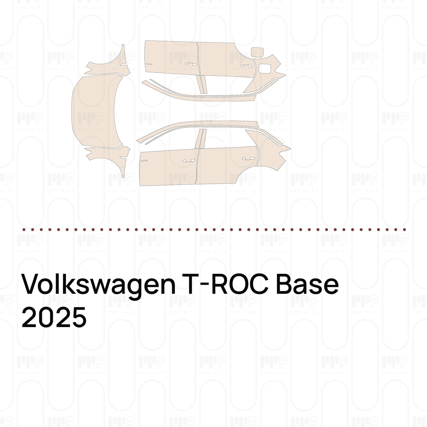 Pre-Cut PPF Volkswagen T-ROC Base 2025