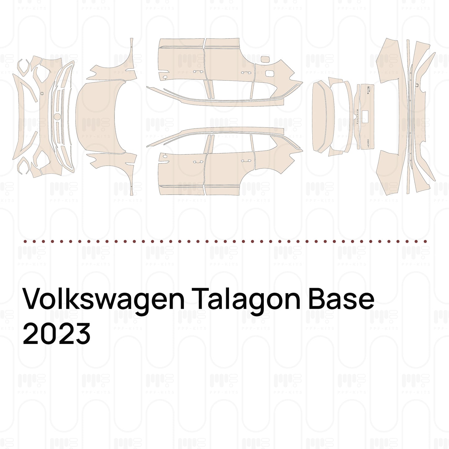 Pre-Cut PPF Volkswagen Talagon Base 2023
