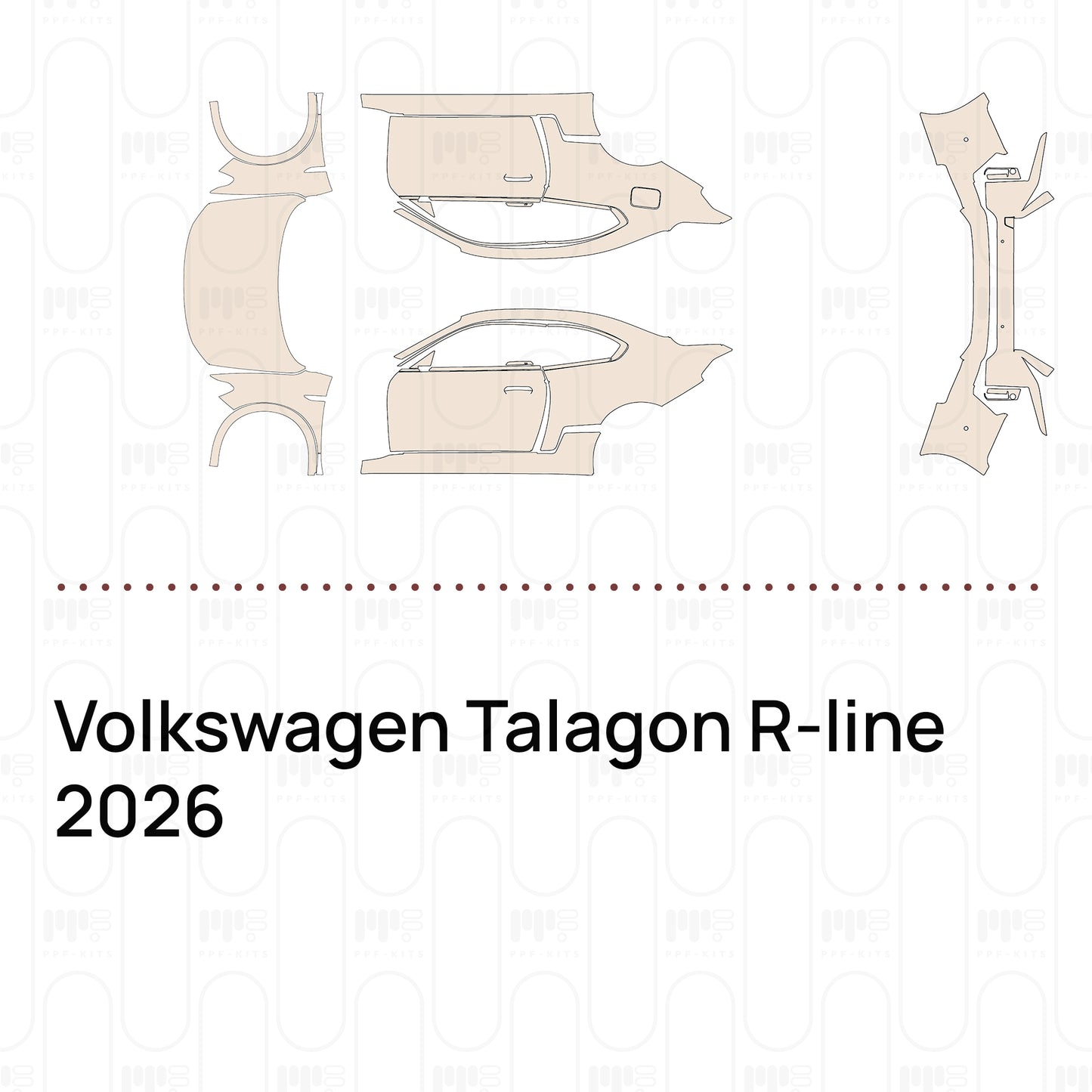 Pre-Cut PPF Volkswagen Talagon R-line 2026