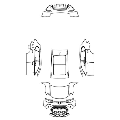 Pre-Cut PPF Volkswagen Taos (US) SE Black 2025 - PPF-Kits