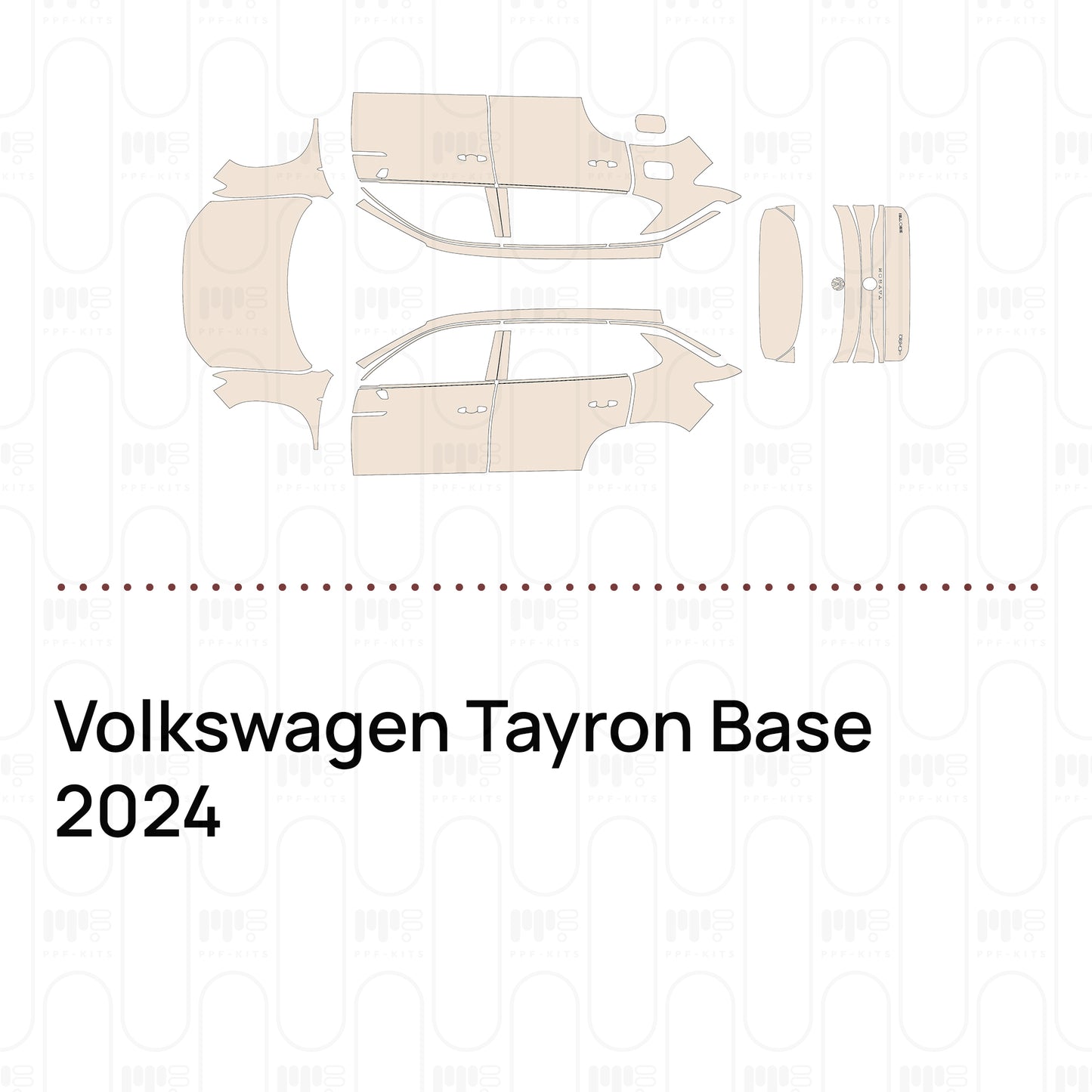 Pre-Cut PPF Volkswagen Tayron Base 2024
