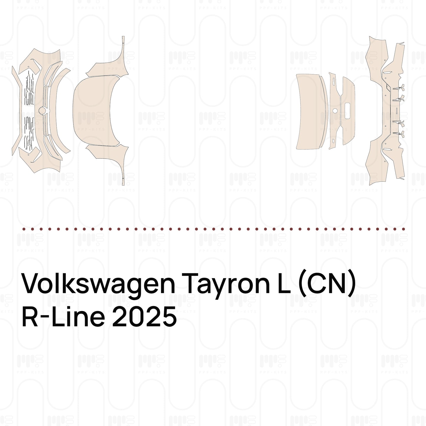 Pre-Cut PPF Volkswagen Tayron L (CN) R-Line 2025