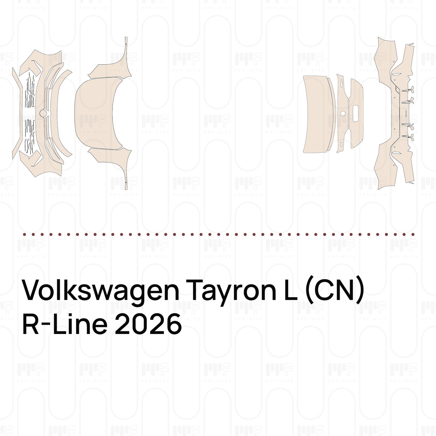 Pre-Cut PPF Volkswagen Tayron L (CN) R-Line 2026