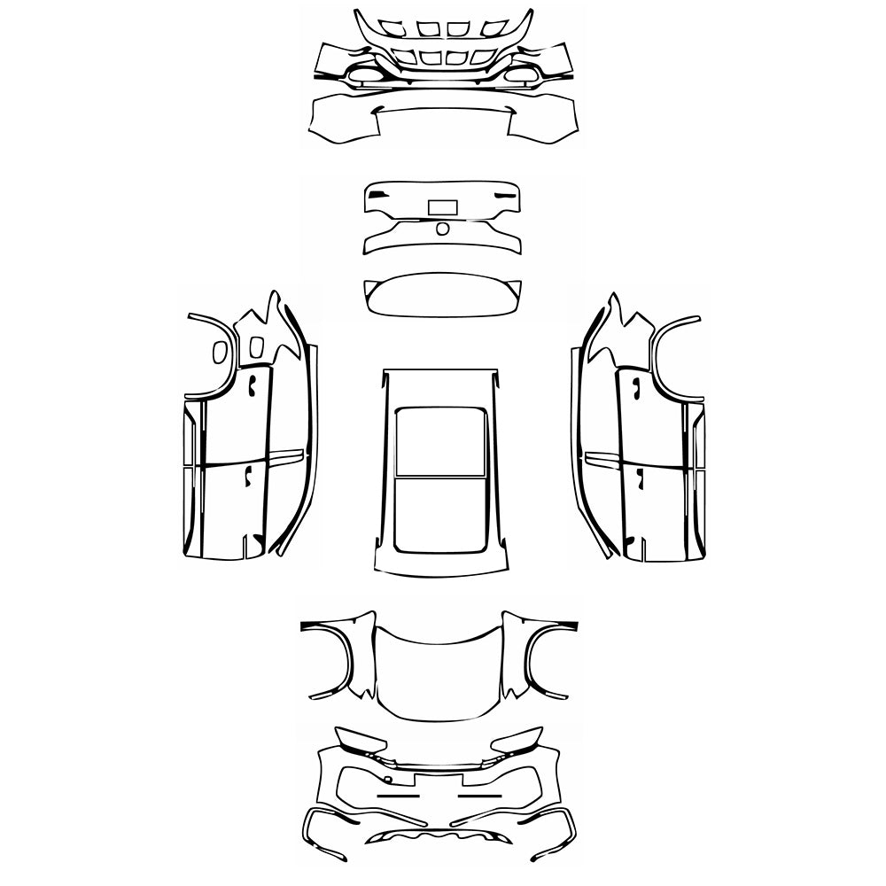 Pre-Cut PPF Volkswagen Tayron R-line 2019 - PPF-Kits