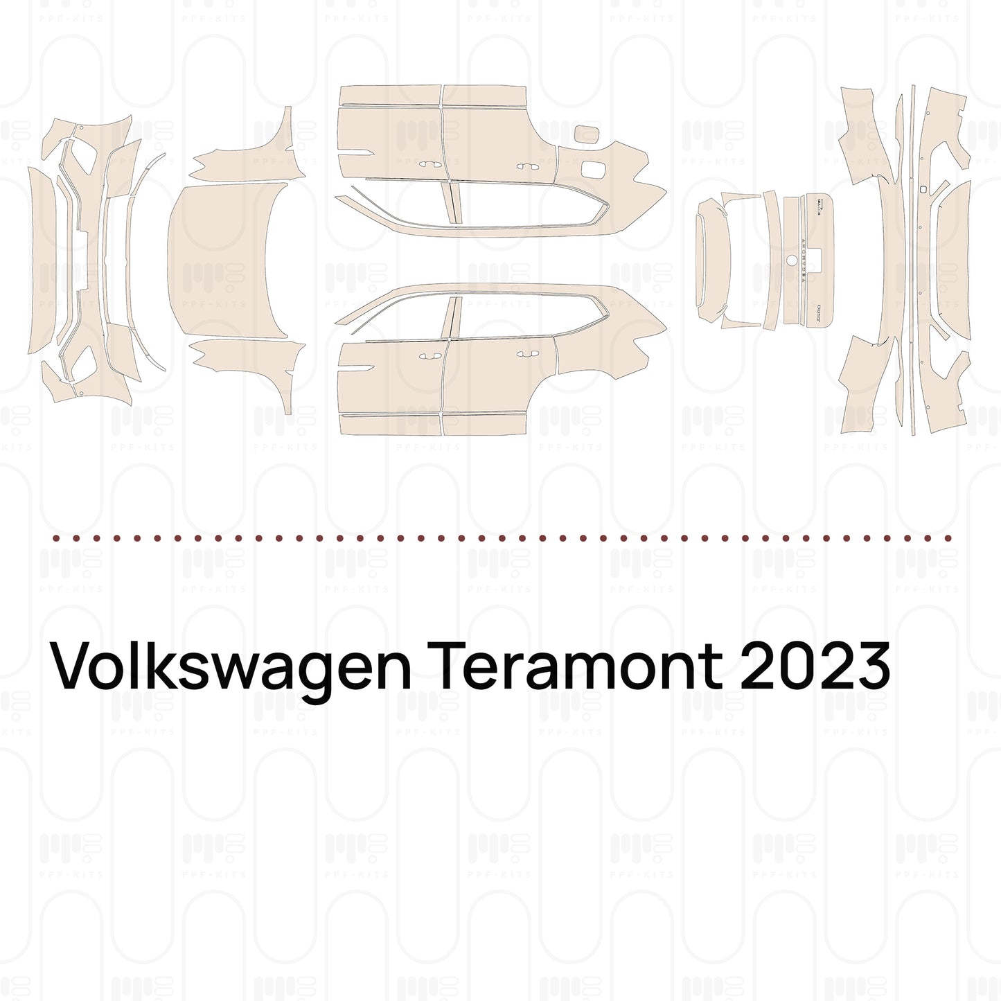 Pre-Cut PPF Volkswagen Teramont 2023