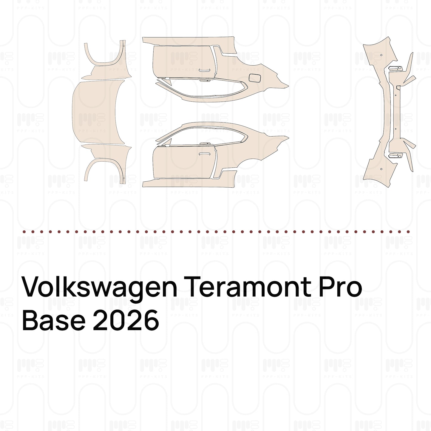 Pre-Cut PPF Volkswagen Teramont Pro Base 2026