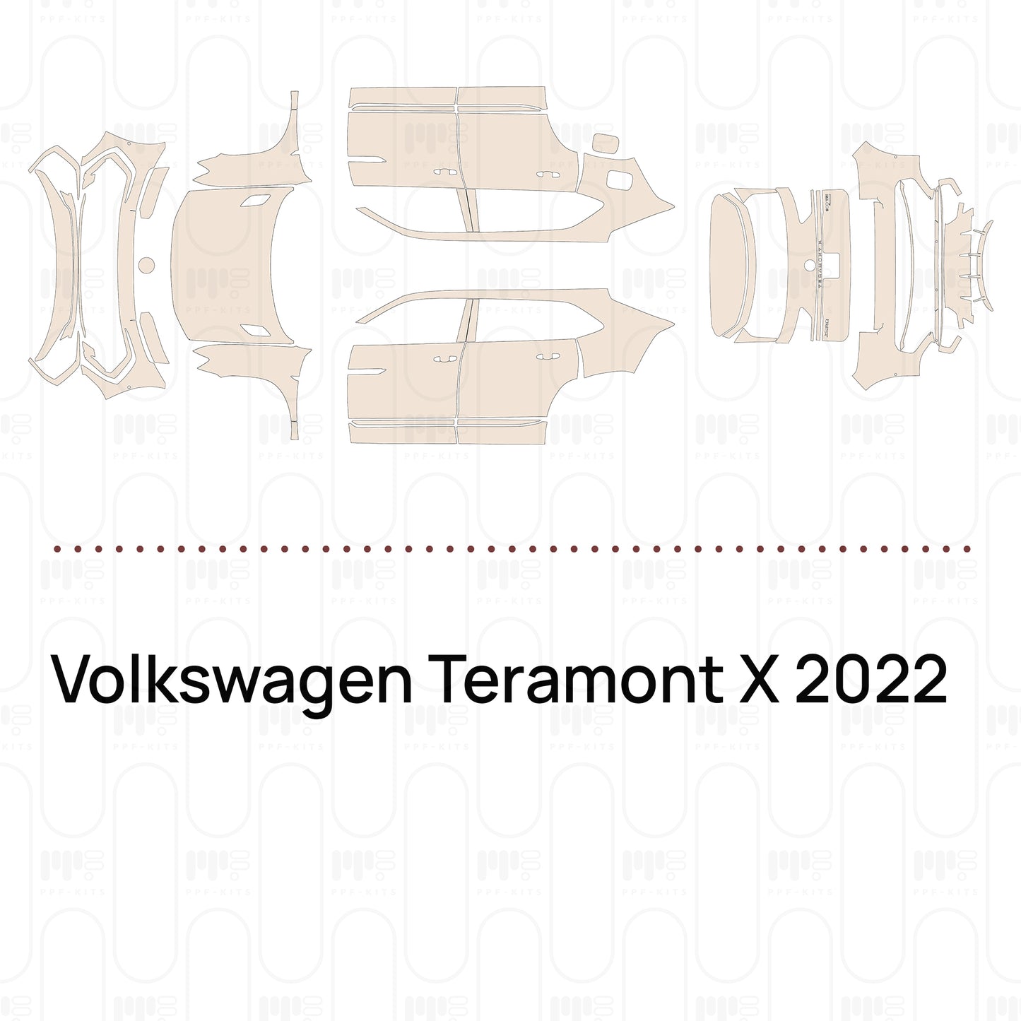 Pre-Cut PPF Volkswagen Teramont X 2022