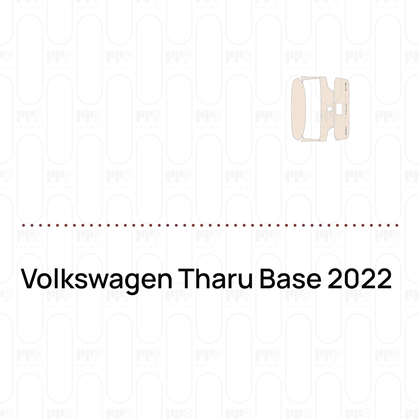 Pre-Cut PPF Volkswagen Tharu Base 2022