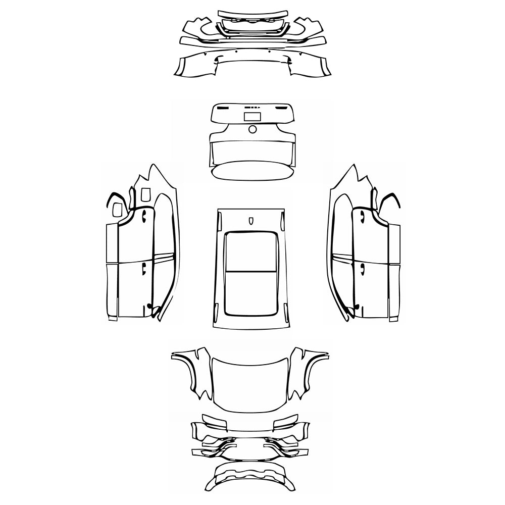 Pre-Cut PPF Volkswagen Tharu Luxury 2019 - PPF-Kits