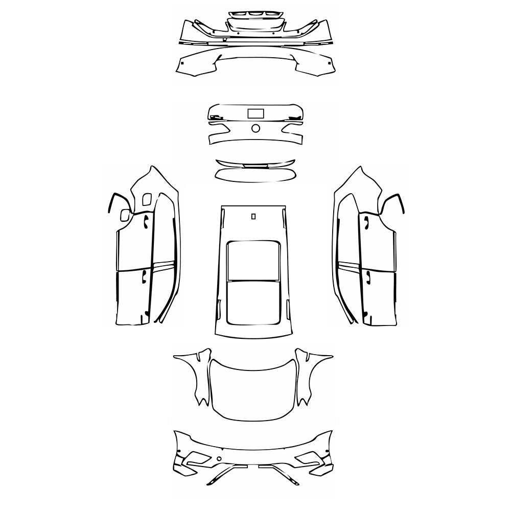Pre-Cut PPF Volkswagen Tiguan L Base 2020 - PPF-Kits