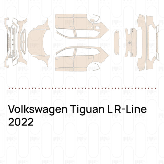 Pre-Cut PPF Volkswagen Tiguan L R-Line 2022