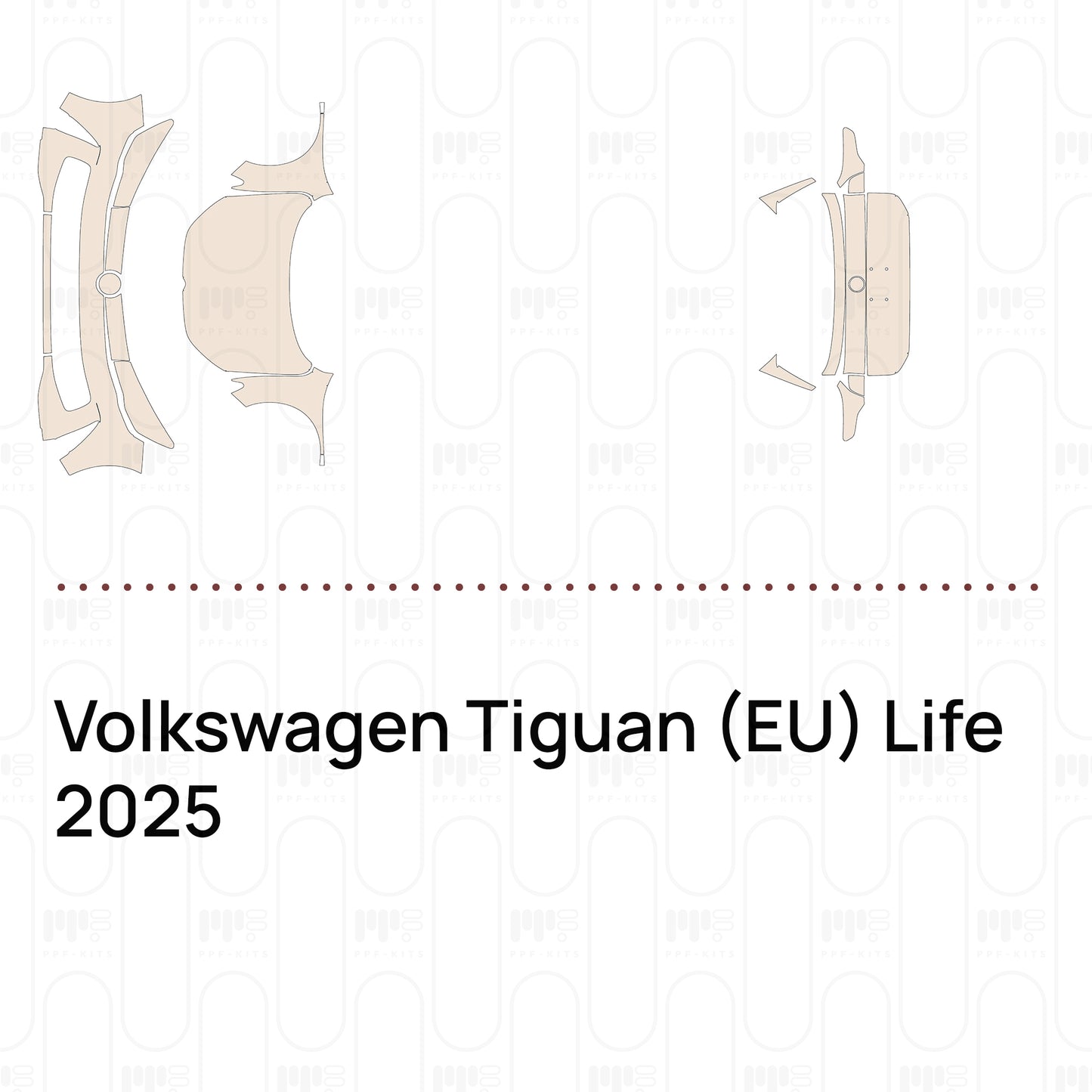 Pre-Cut PPF Volkswagen Tiguan (EU) Life 2025
