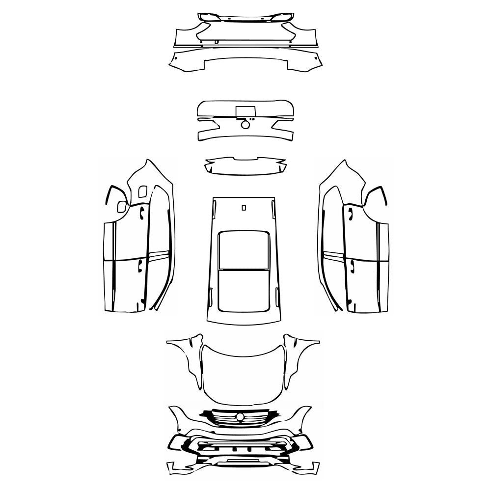Pre-Cut PPF Volkswagen Tiguan (US) SEL R-line 2024 - PPF-Kits