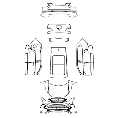 Pre-Cut PPF Volkswagen Tiguan (US) SEL R-line 2024 - PPF-Kits