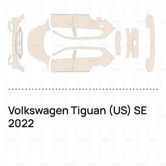 Pre-Cut PPF Volkswagen Tiguan (US) SE 2022