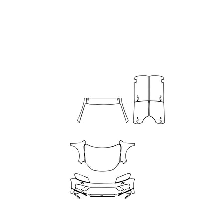 Pre-Cut PPF Volkswagen Touareg Base 2016 - PPF-Kits