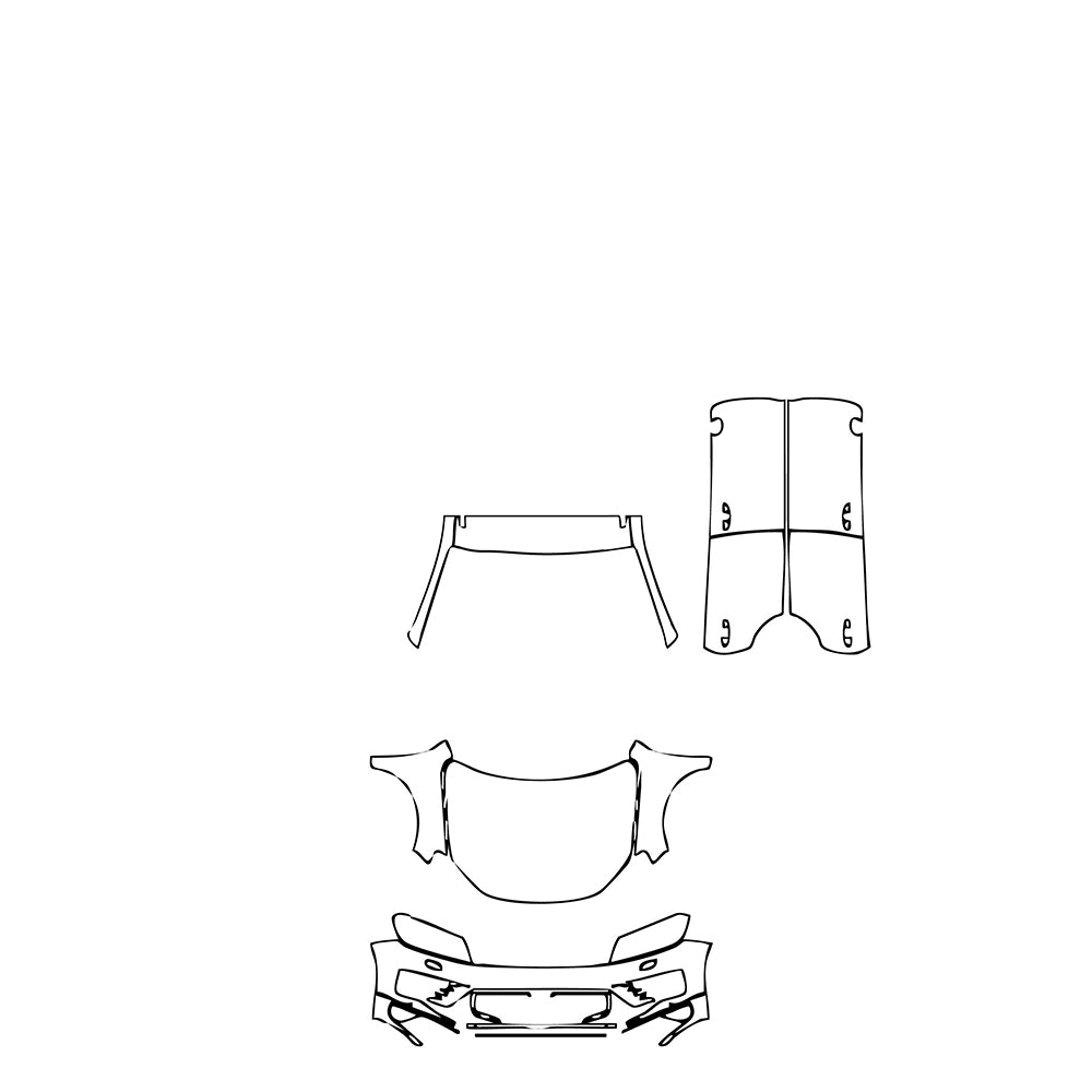 Pre-Cut PPF Volkswagen Touareg R-Line 2016 - PPF-Kits